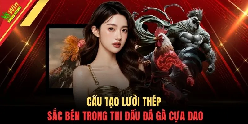 Đá Gà Cựa Dao - Trường Đấu Quốc Tế Theo Dõi Đòn Cước Rực Lửa 2 Cấu tạo lưỡi thép sắc bén trong thi đấu đá gà cựa dao